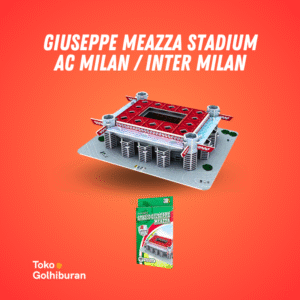 Miniatur Stadion San Siro AC Milan Puzzle 3D Kecil