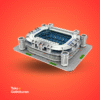 Miniatur Stadion Santiago Bernabeu Real Madrid Puzzle 3D Kecil - Gambar 2