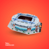 Miniatur Stadion Emirates Arsenal Puzzle 3D Kecil - Gambar 2