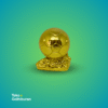 Miniatur Trofi Ballon d’Or 3cm (Kecil) - Gambar 3
