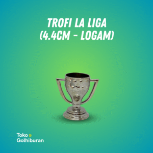 Miniatur Trofi La Liga 4.4cm Logam Kecil