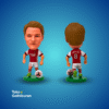 Martin Odegaard Arsenal Action Figure - Gambar 2