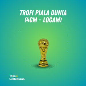 Miniatur Trofi Piala Dunia 4 cm Logam (Kecil)