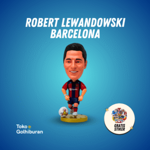 Robert Lewandowski Barcelona Action Figure