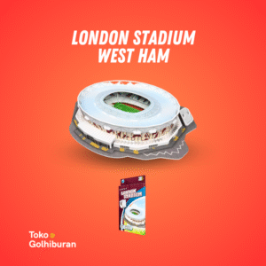 Miniatur Stadion London Stadium West Ham Puzzle 3D Kecil