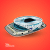 Miniatur Stadion Tottenham Hotspur Stadium Spurs Puzzle 3D Kecil - Gambar 2