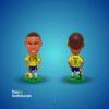 Ronaldo Nazario Brasil Action Figure - Gambar 2