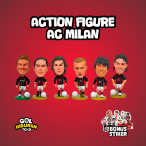 Action Figure Pemain Bola Soccerwe AC Milan