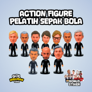 Action Figure Pemain Bola Soccerwe Pelatih Sepak Bola
