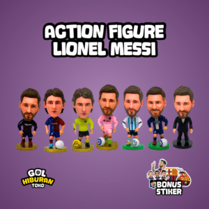 Action Figure Pemain Bola Soccerwe Lionel Messi